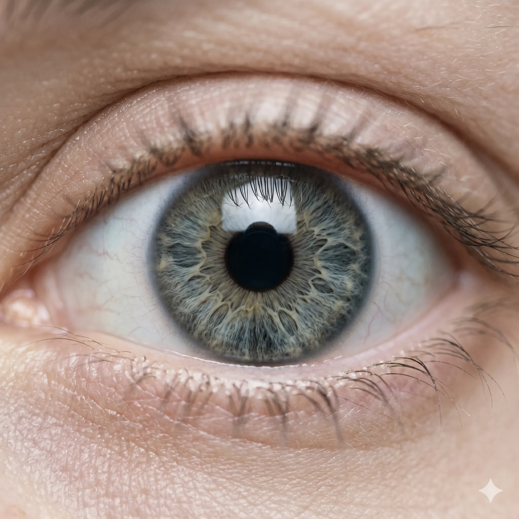 Close-up macro photo of human eye